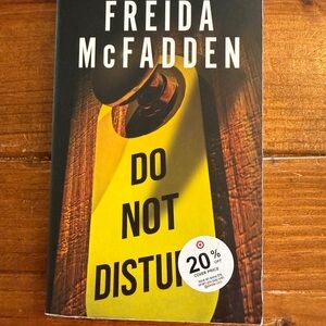 Freida McFadden "Do Not Disturb" Book - Yellow Door Hanger Cover